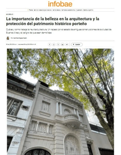 Nota en Infobae