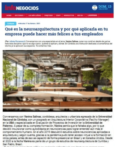 Nota en InfoNegocios